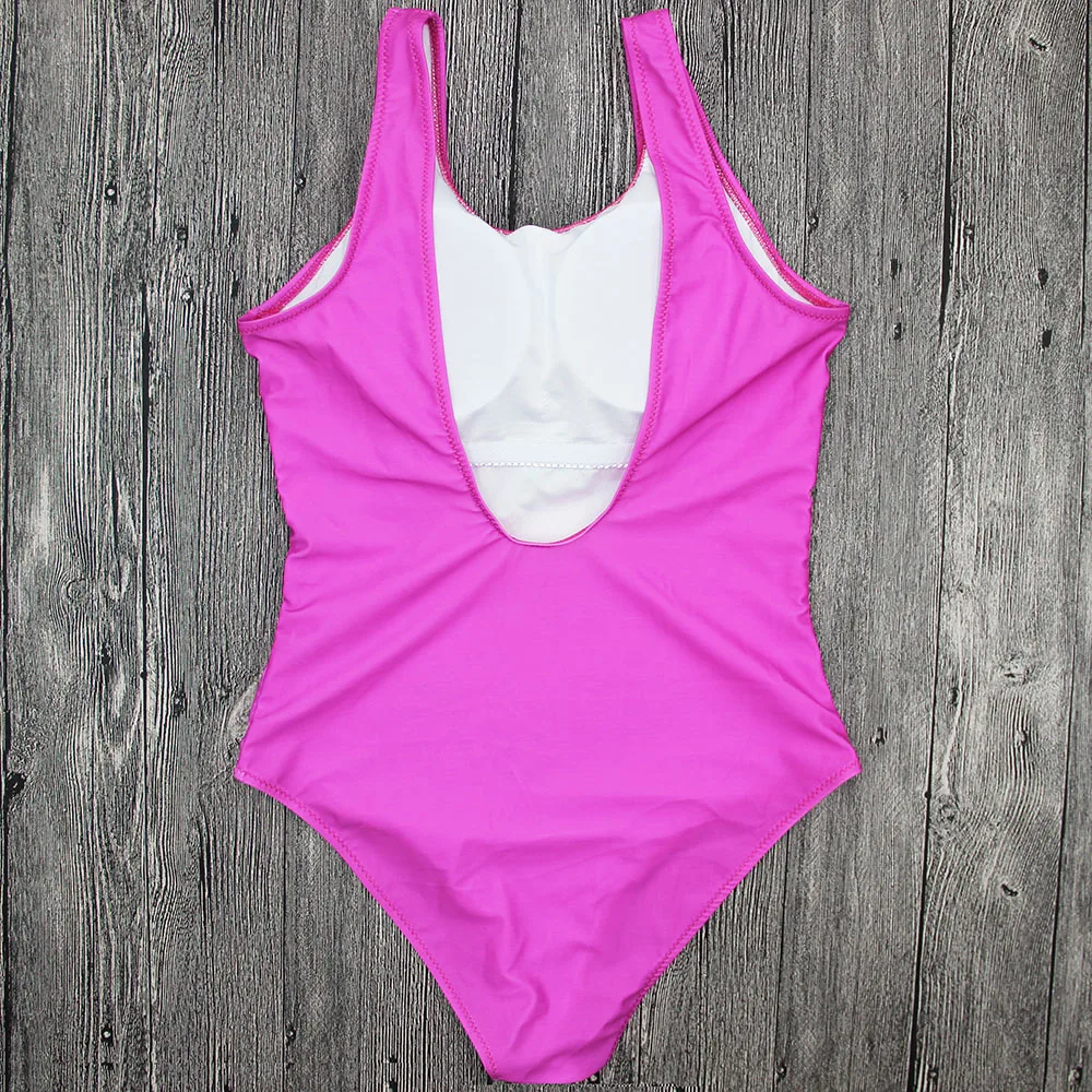 New Cute Ice Cream Print one piece swimsuit Backless swim suit women Swimwear Push Up Bathing suit swim wear female Monokini