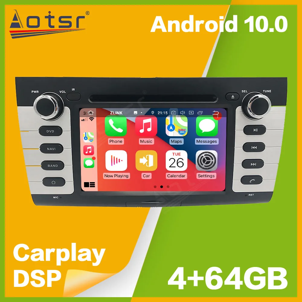 

Автомобильный плеер Carplay на базе Android 10, PX5/PX6, GPS-навигация для SUZUKI SWIFT 2004-2010, автомобильный стерео Мультимедийный Плеер, головное устройство, Бесплатная карта