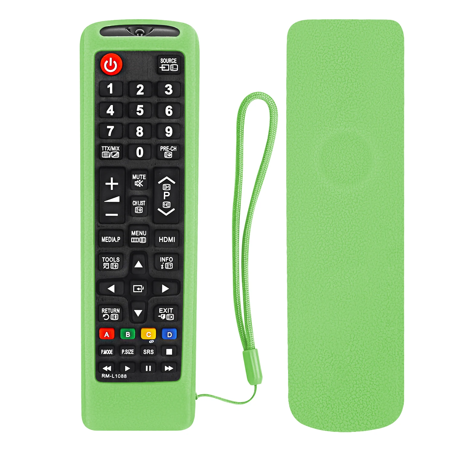 TV Remote Control Case With Anti-Fall Hapo Dustproof Protective Sheath Durable Silicone Soft Solid Home for Samsung AA59 Series