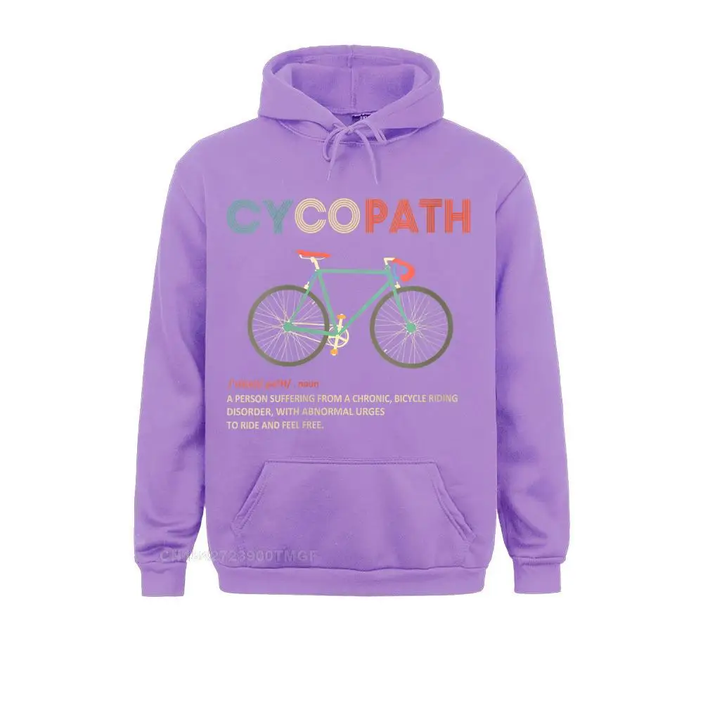 Fashion Womens Cycopath Funny Bicycle Cyclist Humor Streetwear T-Shirt Sweatshirts Men Hoodies Long Sleeve Father Day Clothes