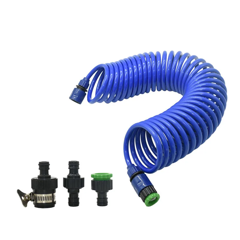 Flexible Car Washing Magic Hose Garden EVA Spring Tube Expandable Water Gun Hose for Flower Lawn Watering 1 Pcs