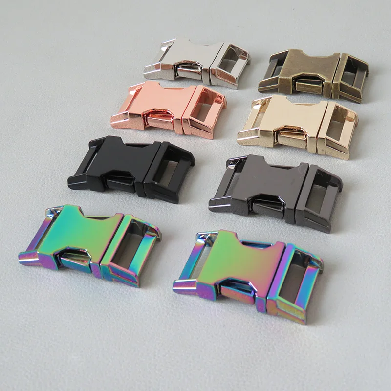 

20Pcs/Lot Wholesale 20mm Strap Metal Side Release Buckle For Paracord Dog Cat Collar Sewing Diy Accessories Belt Breakaway Clasp