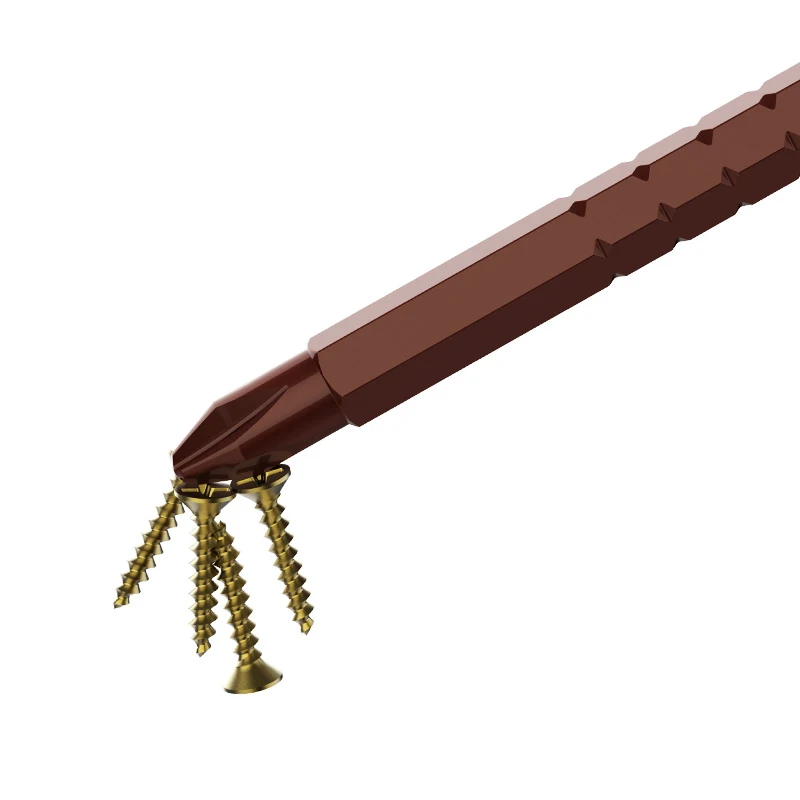 4 dimensioni cacciaviti magnetici maniglie chiave a cricchetto cacciaviti telescopici Set di utensili manuali S2 con codolo esagonale da 1/4''