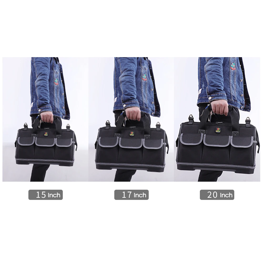 Multi-Function Large Capacity Oxford Cloth Tool Bag Hardware Organizer Crossbody Toolkit Electrician Carpenter Backpack Handbag