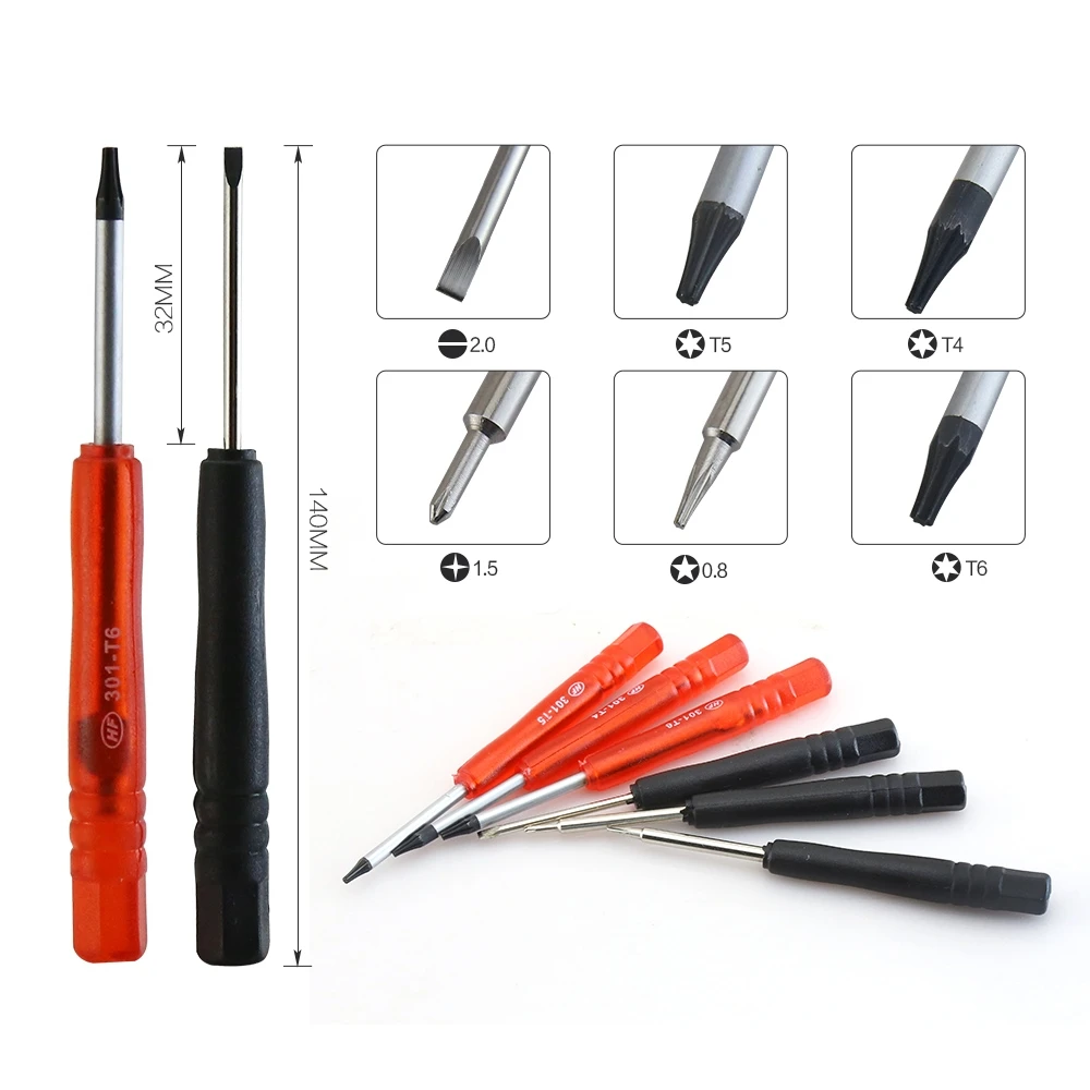 17Pcs Mobile Phone Repair Tools Kit Opening Screwdriver Set Tweezers Suction Cup Pry Repair Kit for iPhone Cell Phone Hand Tool