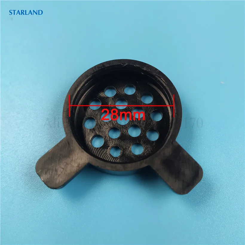 원피스 스파게티 국수 모양의 모델링 캡 예비 부품, 소프트 아이스크림 기계 노즐 뚜껑 교체 내경 28mm