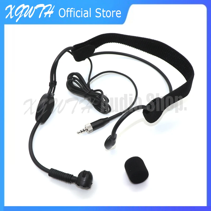 Headset Microphone Headworn Condenser Super Cardioid Mic for Sennheiser ME3 G2 G3 G4 Wireless Microphones System Body Pack 3.5mm