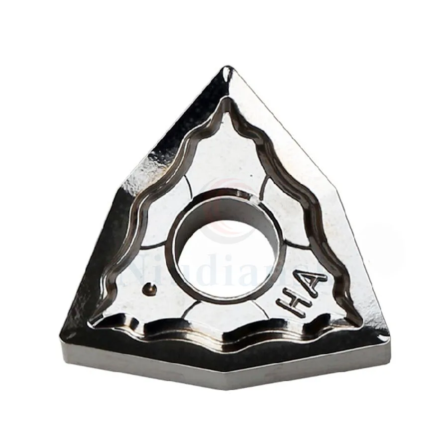 Originale WNMG080404-HA K10 WNMG080408- HA K10 per la Lega di Alluminio e Lavorazione del Rame Inserti In Metallo Duro CNC Tornio Utensili di Tornitura