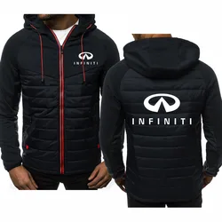 2020 nowa wiosna jesień męska bluza z kapturem Infiniti logo na samochód drukuj Casual bawełna wysokiej jakości kurtki męskie bluza z kapturem