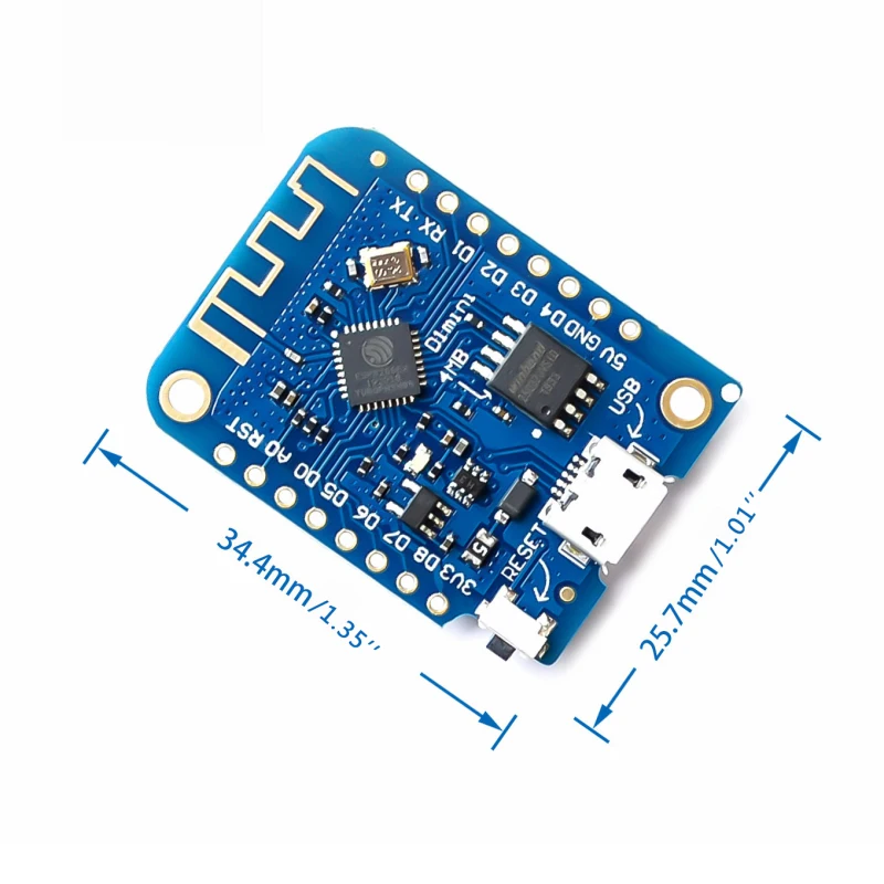 ESP8266 -CAM ESP-01 ESP-01S CP2102ขนาดเล็ก D1,บอร์ดพัฒนา WIFI 3.3แผงควบคุมขนาดเล็ก V พร้อมหมุด