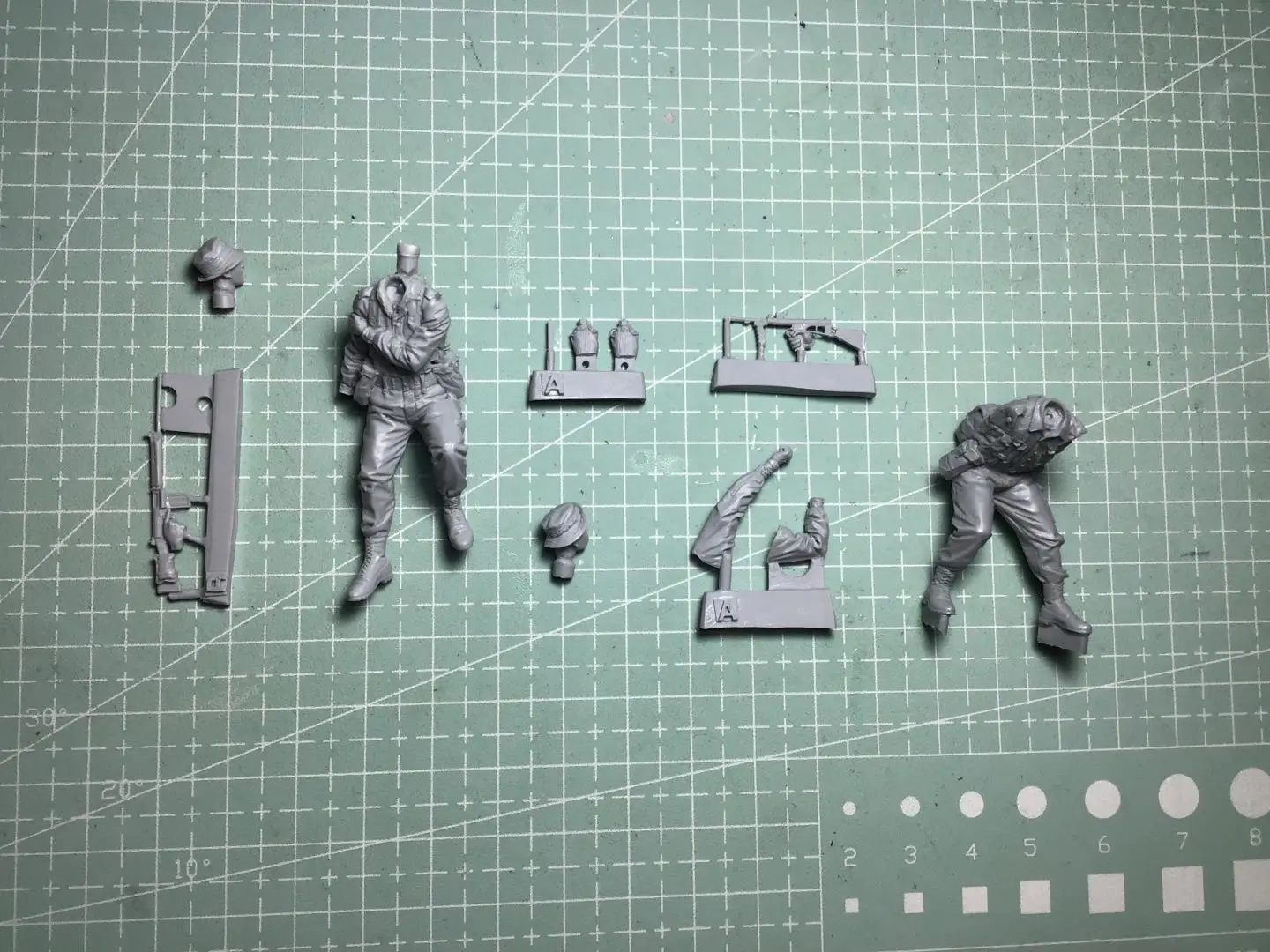 Figurine modèle GK 1/35 résine, kit non assemblé et non peint