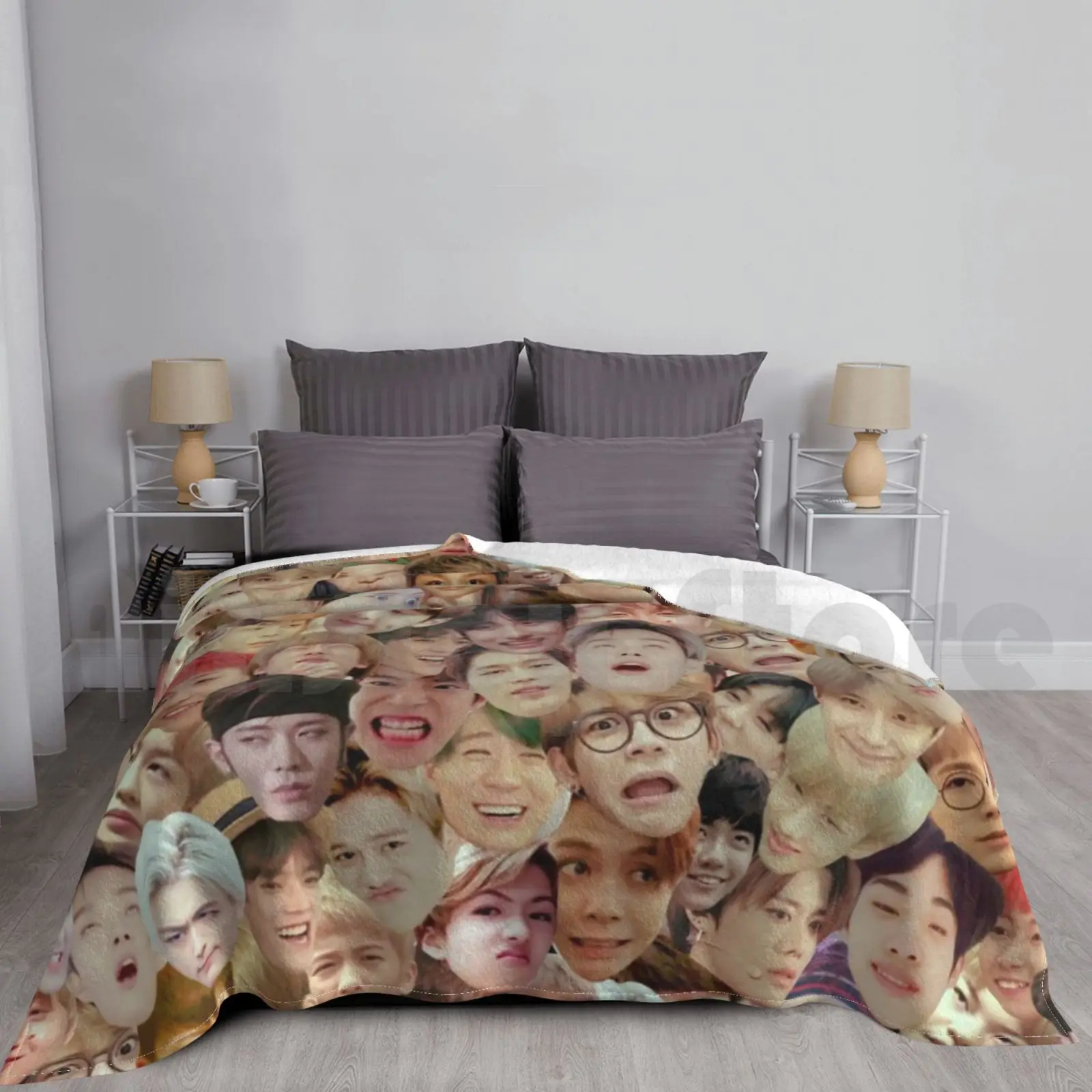 Nct Derp Blanket Fashion Custom Nct Nct 127 Nct Dream Nct Nctzen Chenle Taeyong Johnny Taeil Jisung Jeno Jaemin