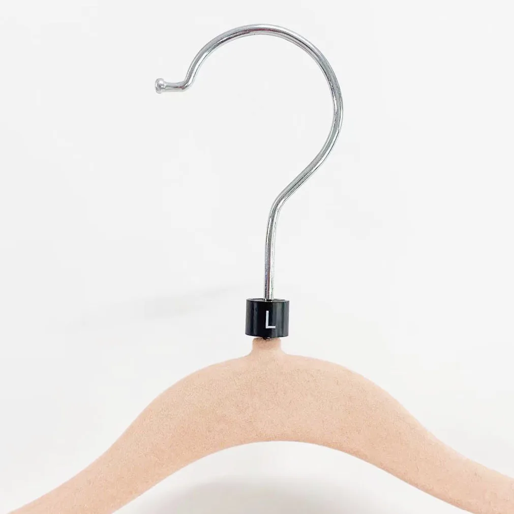 

Plastic Size Markers for Hangers Pre-Printed, Round Clothes Hanger Tags Black Size Cubes Disparity between Sizes, XXS -XL