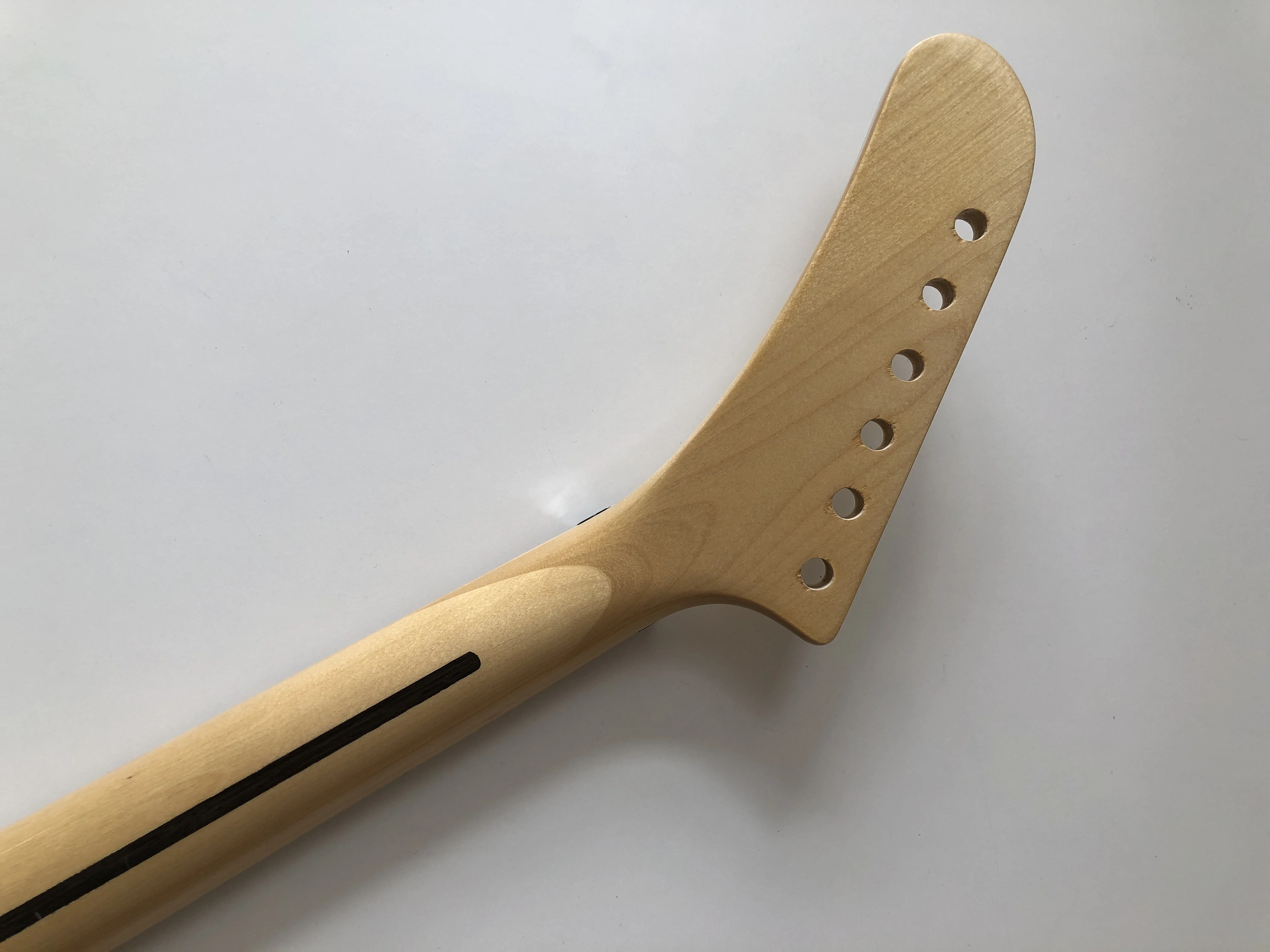 Banana headstock guitar neck 22fret 25.5inch Maple Fingerboard Dot Inlay Gloss DIY Electric guitar Parts