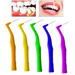 20Pcs/Box Adults Interdental Brush Clean Between Teeth Floss Toothpick Dental Orthodontic Oral Care Tooth Cleaning Tools