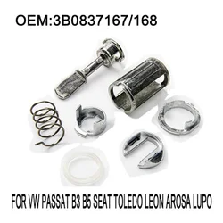 FOR VW PASSAT B3 B5 SEAT TOLEDO LEON AROSA LUPO DOOR LOCK CYLINDER REPAIR KIT FRONT LEFT or RIGHT OSF- NSF 7PCS/SET
