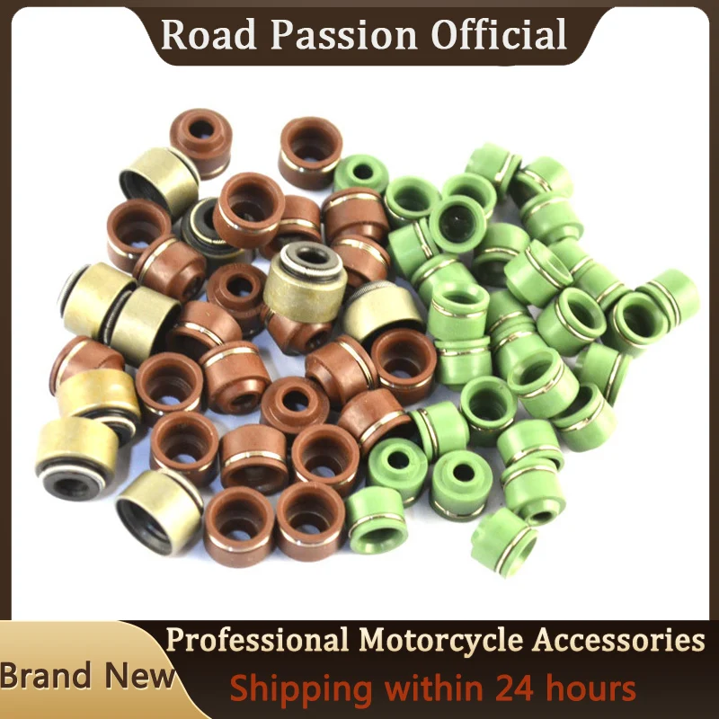 Road Passion 4PCS motorcycle 100%Brand new spiracle valve stem oil seal for SUZUKI AN250 AN 250 Twin Cam