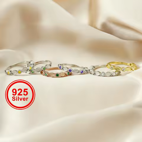 1Pcs Keepsake Breast Milk Resin Ring Settings Solid 925 Sterling Silver Rose Gold Plated 2x4MM Marquise Bezel with 2mm 1294219