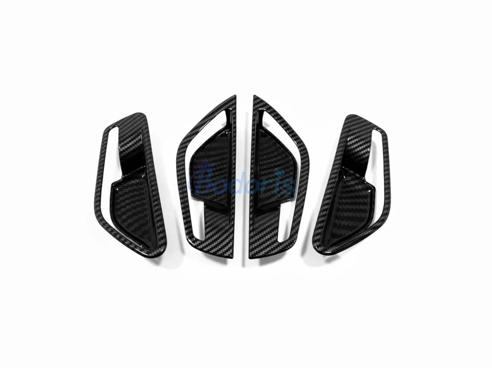 

Carbon Fiber Look Interior Door Handle Bowl Grab Holder Moulding Panel For Hyundai Elantra CN7 2020 2021 Auto Accessories