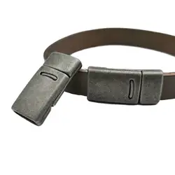 AaaZee 3 sets 10mm Flat Bracelet Making Magnetic Clasps and Closure 10x2mm Hole Antique Tin