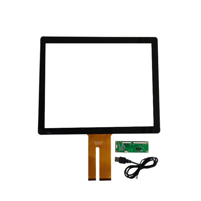 For 22inch 550*376mm Multi Touch G+G Digitizer Touch Screen Panel Resistance Sensor  + USB EETI Control Card Replacement