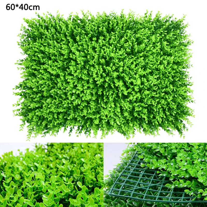 40x60cm Grass Mat Green Artificial Plant Lawns Landscape Carpet for Home Garden Wall Decoration Fake Grass Party Wedding Supply