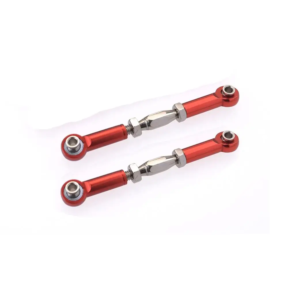 2Pcs 71-81mm 166617 166017 106017 Aluminum Turnbuckle Rod Linkage For RC 1/10 Redcat Volcano EPX HSP 94111 Monster Truck Upgrade