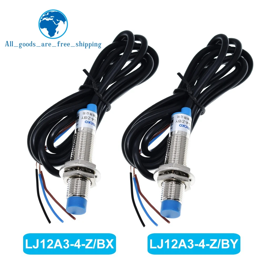 TZT LJ12A3-4-Z/BX LJ12A3-4-Z/Новый индуктивный датчик приближения NPN DC 6-36V для Arduino