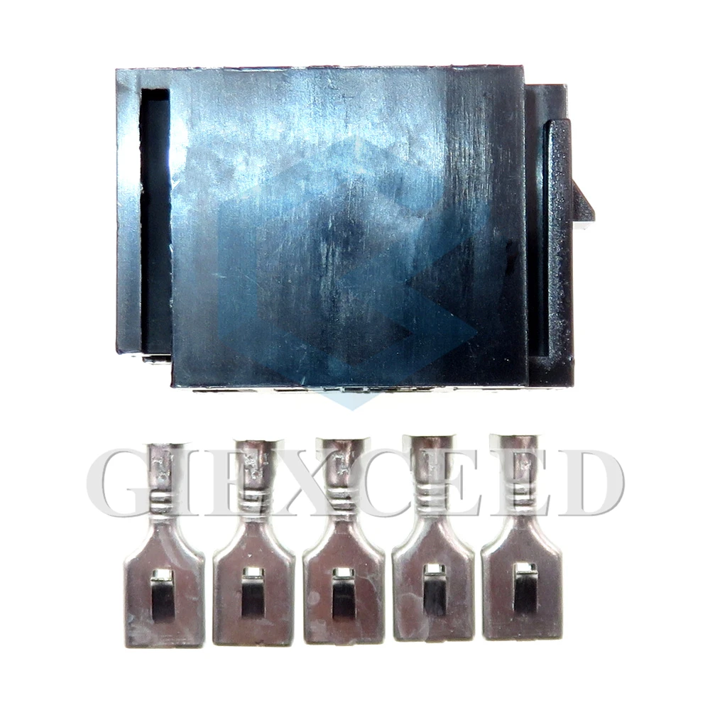 2 Sets 5 Pin 6.3 Series Car High Current Relay Wiring Plug Auto Modification Parts Automobile AC Assembly Unsealed Connector