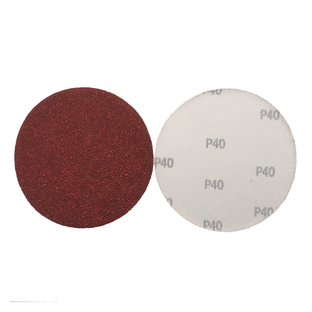 Discos de lixamento de 150mm 6 Polegada almofadas de polimento abrasivas da lixadeira do disco do gancho e do laço 40 - 2000 grit para o automóvel de madeira da pintura do metal