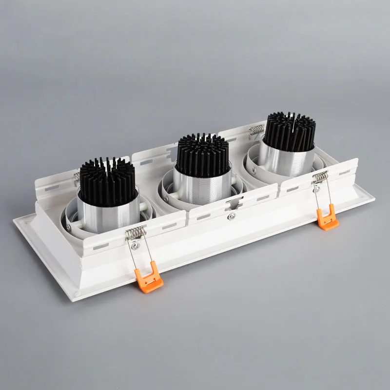 1Pcs 10W 20W 30W 110V 220V LED DIMMABLE Ceiling Downlight Recessed LED Wall lamp Spot light With LED Driver For Home Lighting