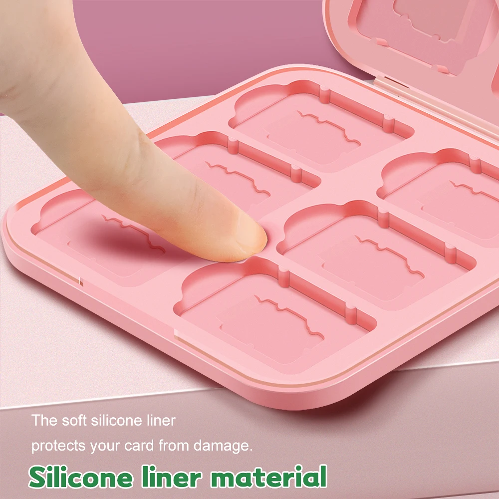 Caja de almacenamiento de tarjetas de juego Nintend Switch, carcasa dura colorida con 24 ranuras para cartuchos para accesorios de Nintendo Switch Lite