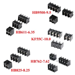 5 pz HB611-6.35 HB825-8.25 HB9500-9.5 DIP presa connettore 2P 3P 4P spina connettore nero fai da te nuovo