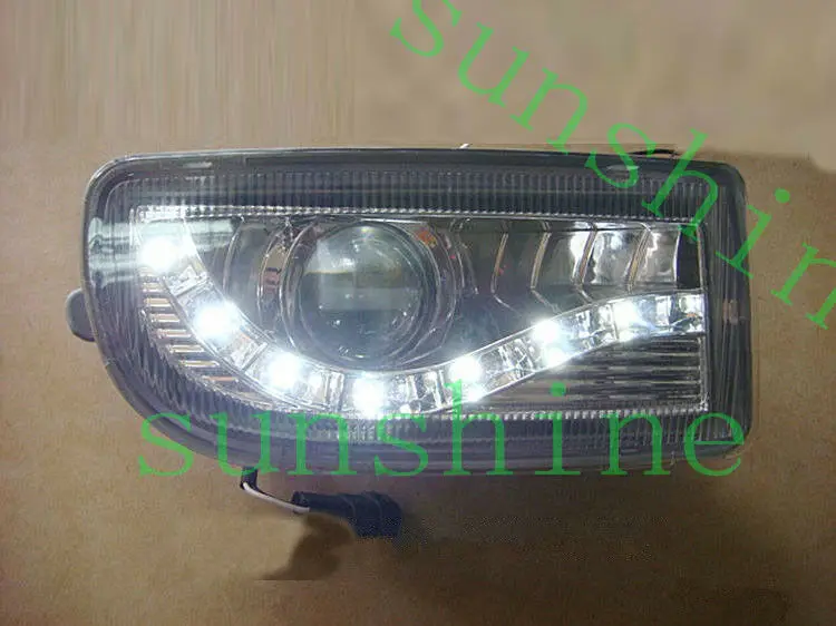 For Toyota Land Cruiser 4700 FJ100 1998-2007 Car Fog Light Housing with LED LENS 2pcs