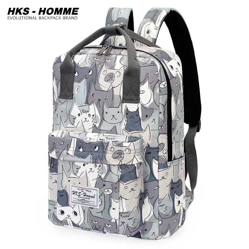 New Female Fashion Lady High Capacity Waterproof College Backpack Trendy Women Laptop School Bags Cute Girl Travel Book Bag Cool