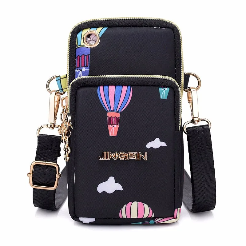 Casual Wasserdichte Nylon Umhängetaschen Frauen Messenger Schulter Tasche Weibliche Kleine Handy Handtaschen Geldbörsen Sport Tasche Tasche – Detail 7