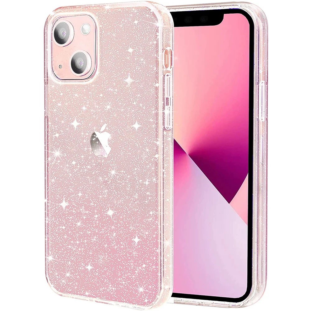 Tech Accessories Iphone - Clear Glitter Case for iPhone 17