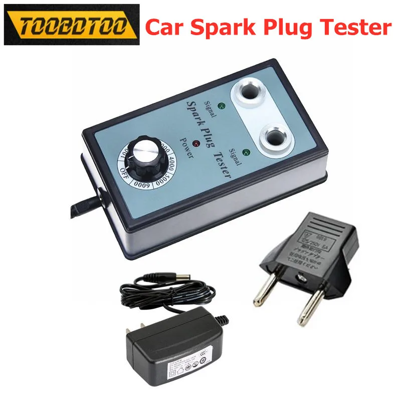 High Quality For 12V Gasoline Vehicles Dual Hole Car Spark Plugs Car Diagnostic Scanner Car Spark Plugs With Two Testing Holes