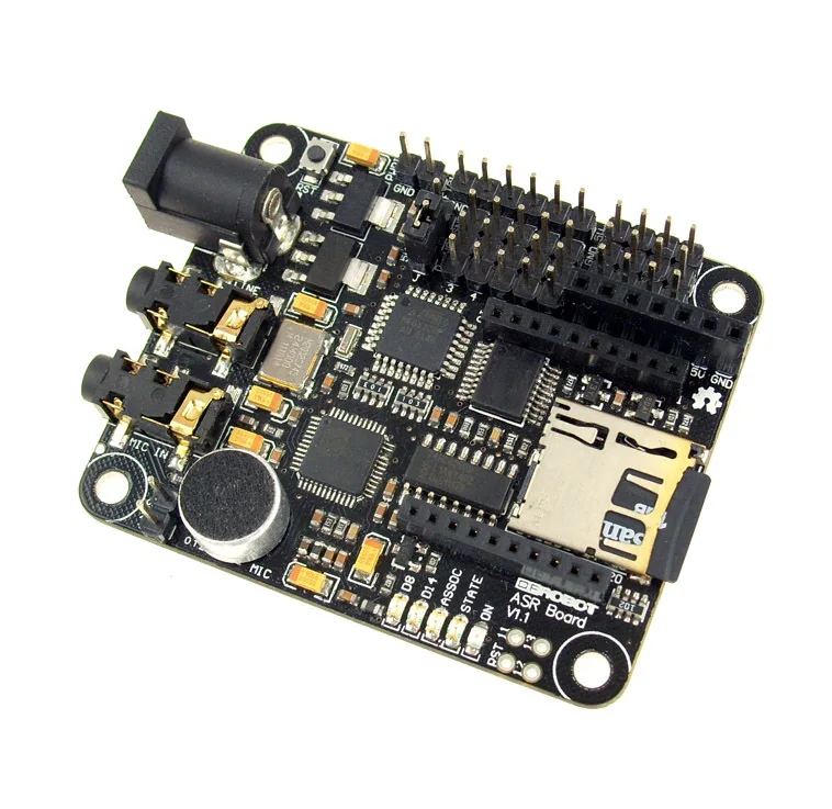 Free shipping make for Arduino open source ASR Board for Arduino non-specific speech recognition Smart Home