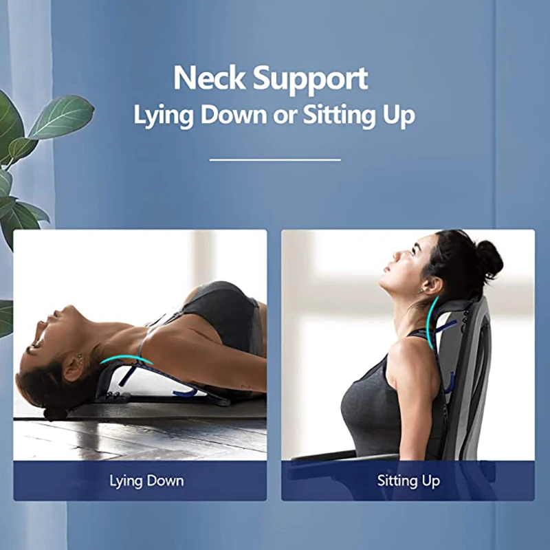 Neck Stretcher Upper Back and Shoulder Relaxer Cervical Traction Device With 4 Setting for Neck Pain Relief Spine Alignment