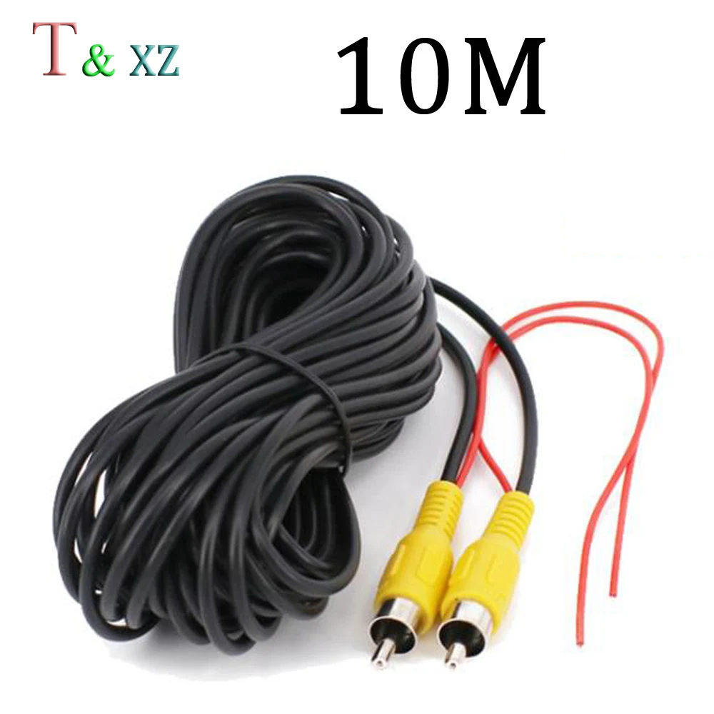 

10M/33ft Auto Car RCA Phone Video Extension Cable for Rear View Parking Backup Camera Connect Car Monitor DVD Trigger Cable