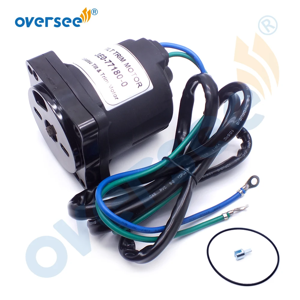 

3E0-77180 Tilt Trim Motor For TOHATSU Outboard Motor Parts 4T 60-140HP 3E0-77180-0;3T9-77180-0,2 Wires