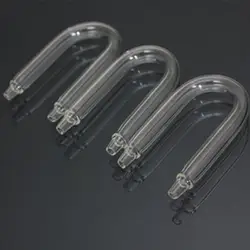 New U Shaped Glass Tube Bend for Aquarium Co2 System Diffuser Fish Tank Water Pump Airline Tube Connector