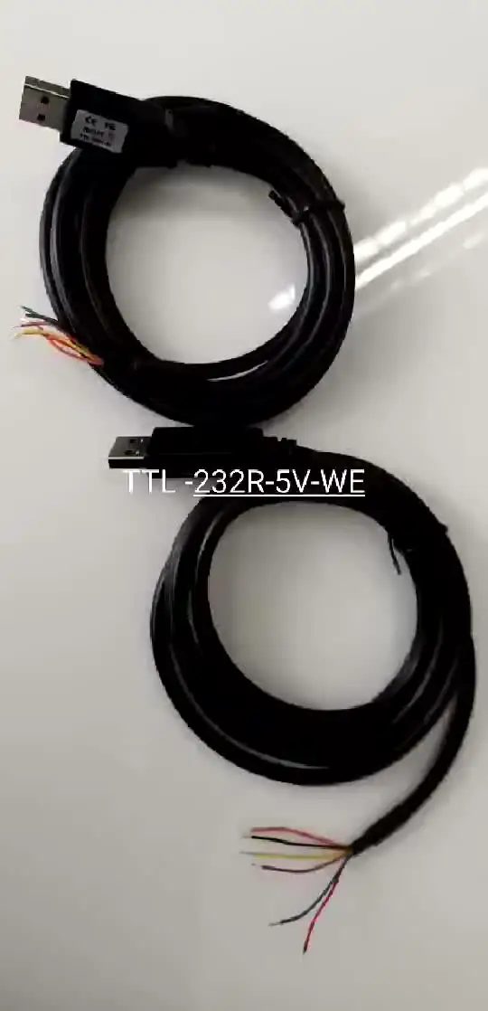 TTL-232R-5V-WE, TTL serial cable with wires open end, ftdi chipset USB TTL cable TTL-232R-3V3-WE usb to serial cable