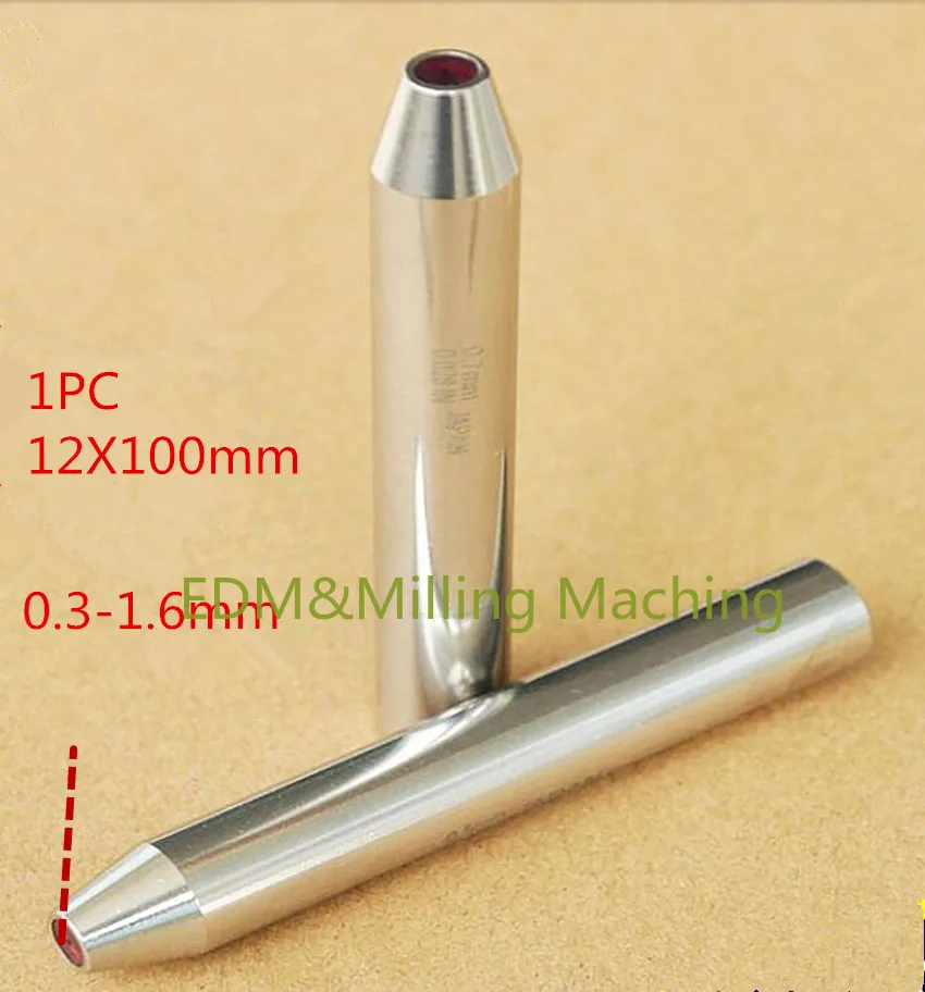 

EDM Machine Ruby Ceramic Guide 12X100mm C140D 0.3-1.6mm Guide Tube For Drill Guide For Drilling EDM Machine