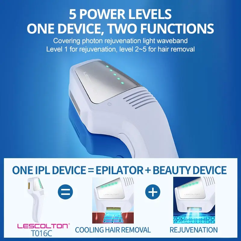 Laser Hair Removal 400000 Flashes IPL Hair Removal Epilator Laser Permanent Bikini Trimmer Electric Depilador For Women/Men