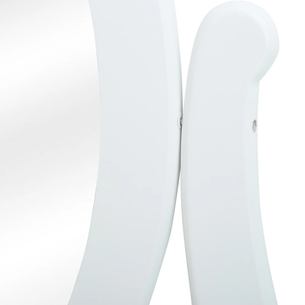 FCH Single Mirror 5 Drawer Dressing Table White