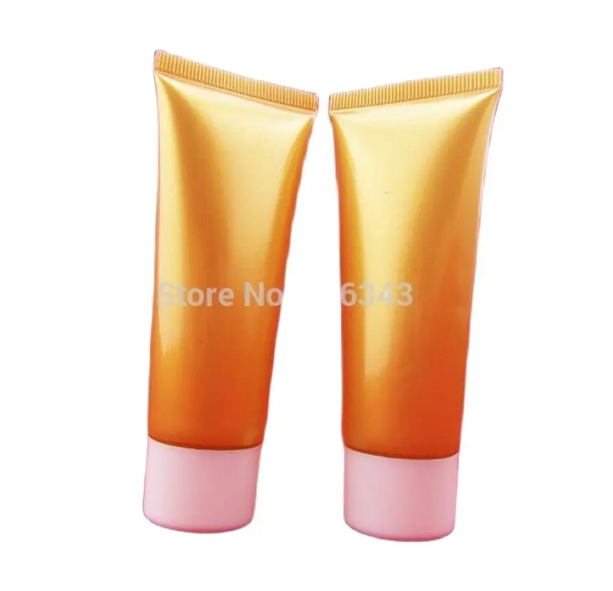 

40ml gold soft tube or mildy wash tube or butter or handcream tube with white lid