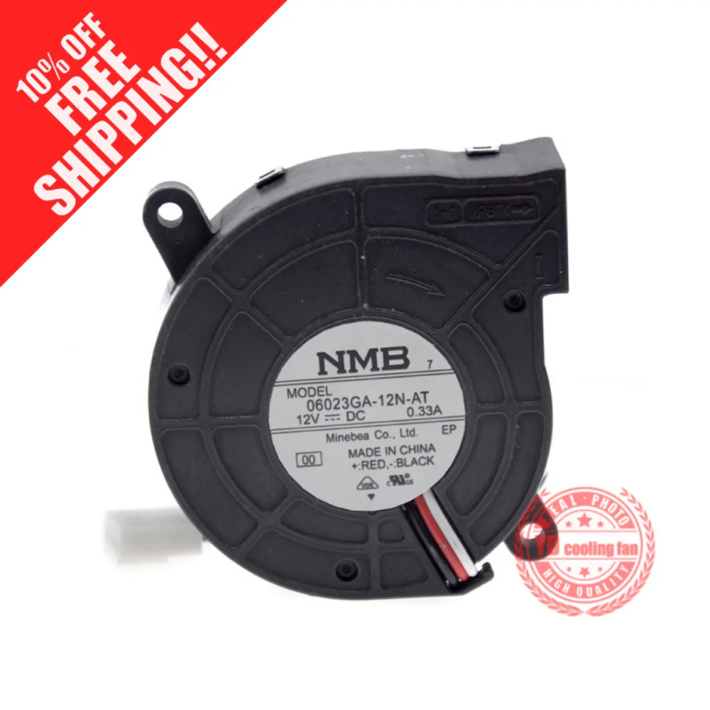 

NEW NMB-MAT NMB 06023GA-12N-AT 12V 0.33A 6CM Projector turbine turbo Blower cooling fan