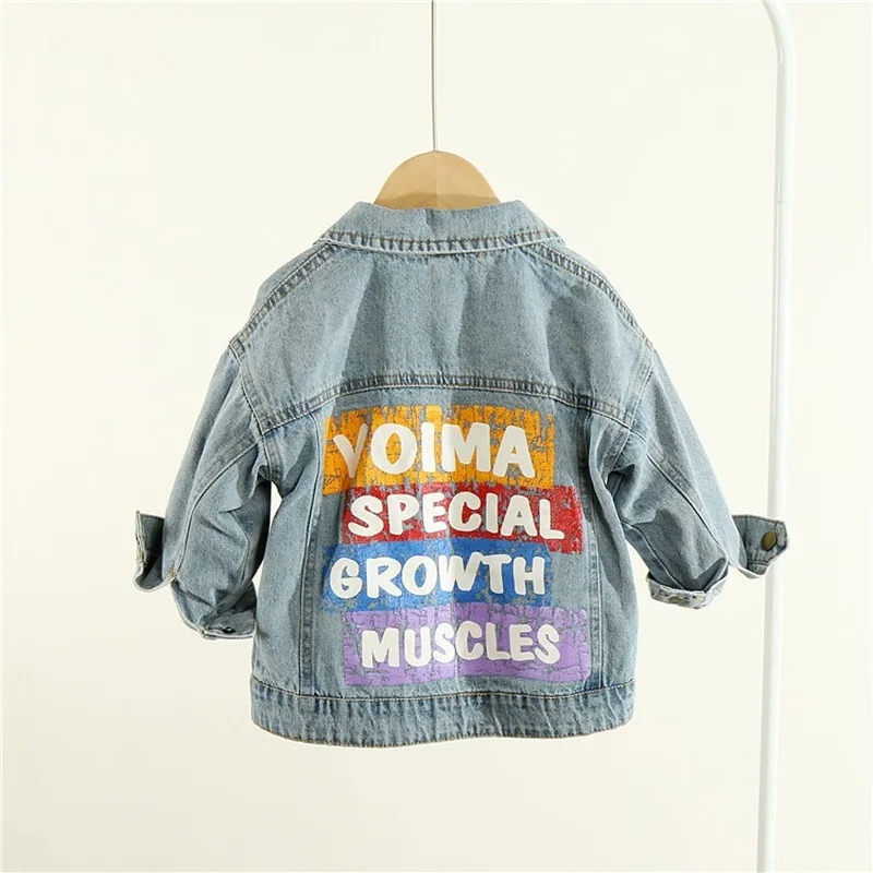 Baby Jacket Korean-Style Kids Jacket Spring New Model Fashion Korean-Style Baby Jacket 3-12 Years Old Children Clothing